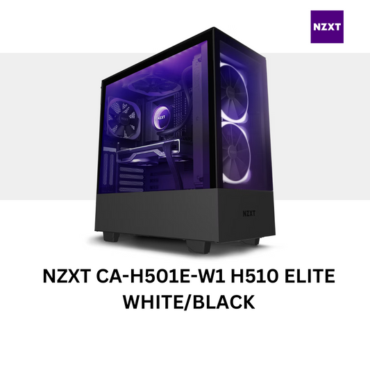 NZXT CA-H501E-W1 H510 ELITE WHITE/BLACK