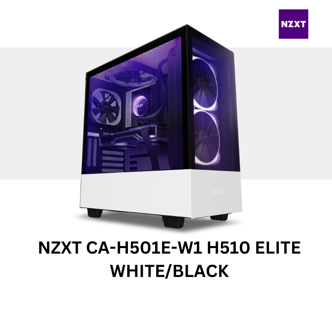 NZXT CA-H501E-W1 H510 ELITE WHITE/BLACK