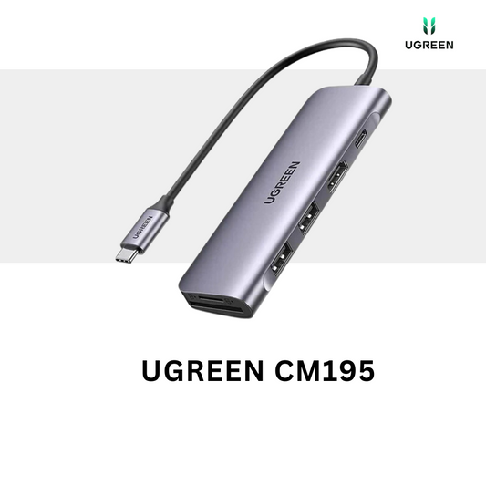 UGREEN USB-C 6-IN-1 MULTIFUNCTIONAL ADAPTER CM195/70411